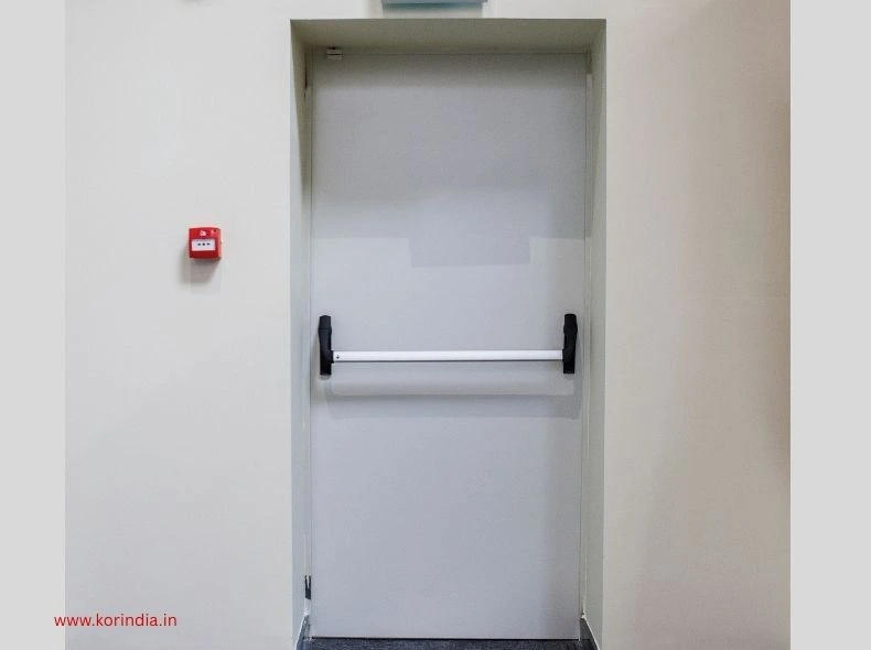 Professional Fire Rated Door Manufacturer team installing fire safety doors