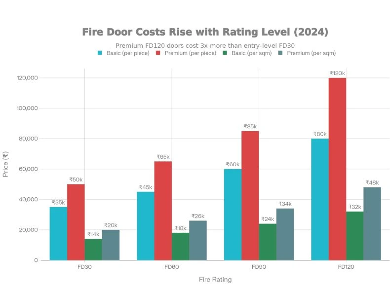 Fire Door Cost Breakdown by Rating in India (2025)