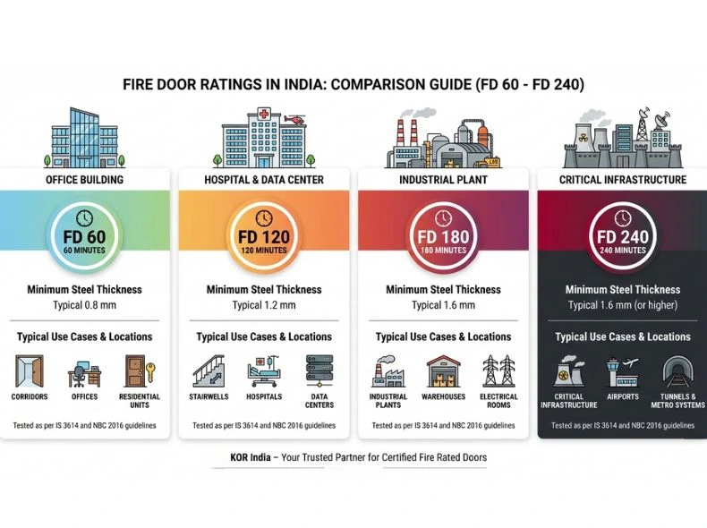 Fire Door Ratings Comparison Chart Is 3614 1