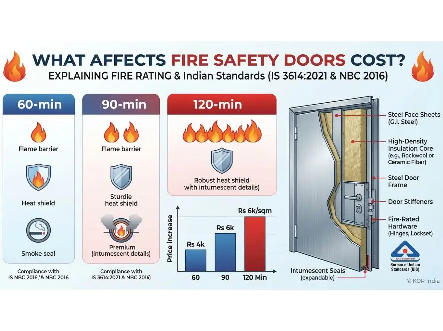 Fire Rated Doors Resistance Ratings Diagram