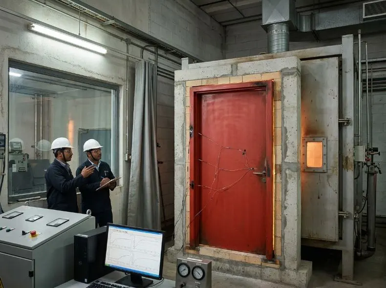 Kor India Fire Doors Testing